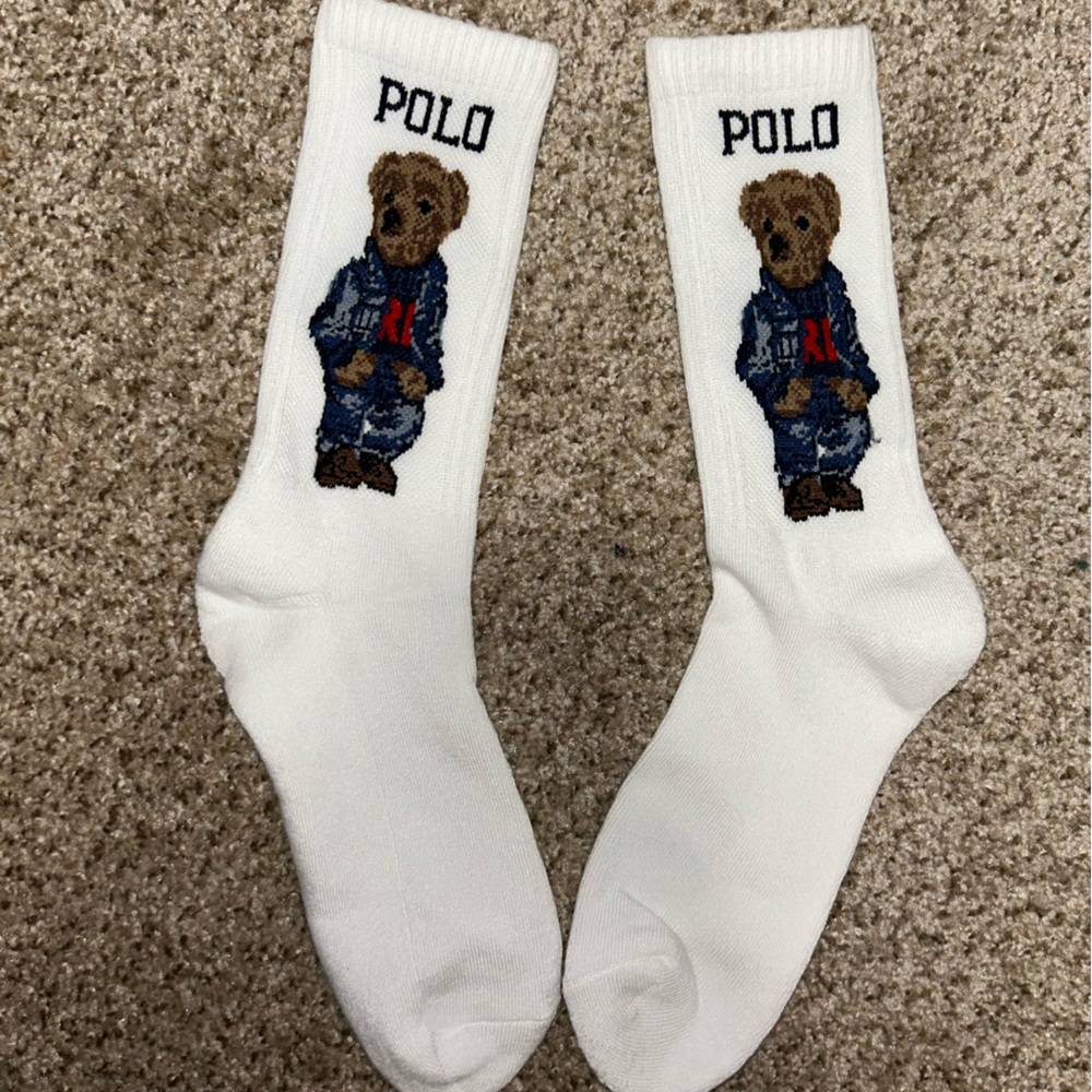 Polo bear sock